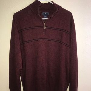 Dockers Sweater Large Burgundy